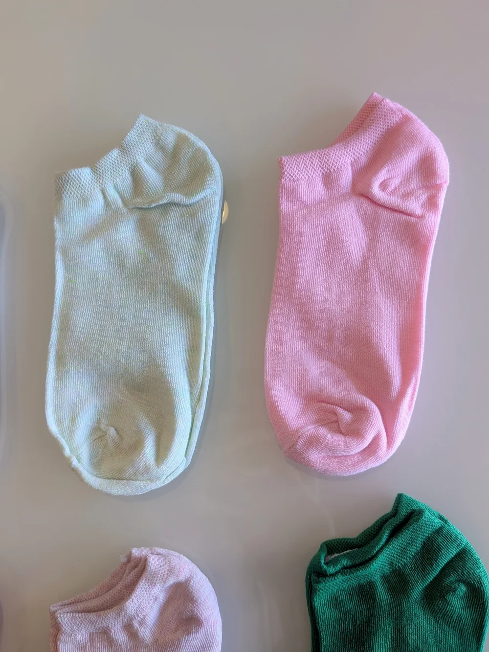 10 Pair Women’s Ankle Socks Low Cut Athletic Multicolored Cotton Breathable